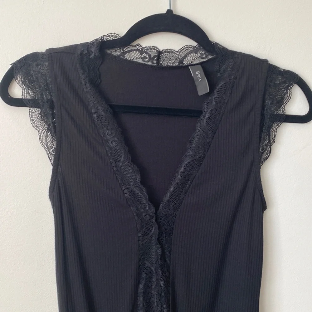 Y.A.S Black Lace Bodystocking Size Small - Picture 4 of 10